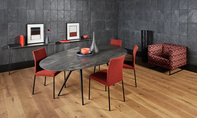 Table fixe ou extensible - céramique et béton - Sinai