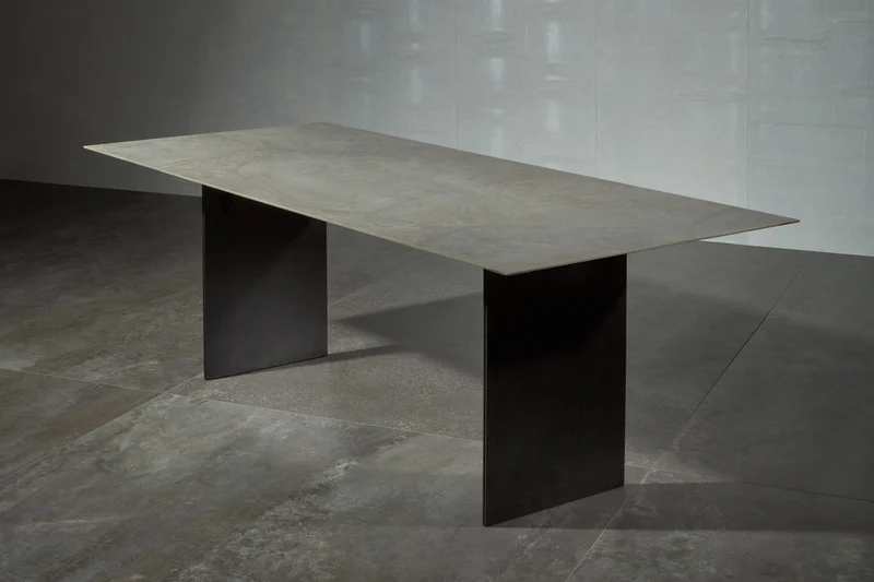 Table fixe ou extensible - Céramique ou béton - Foglia 2