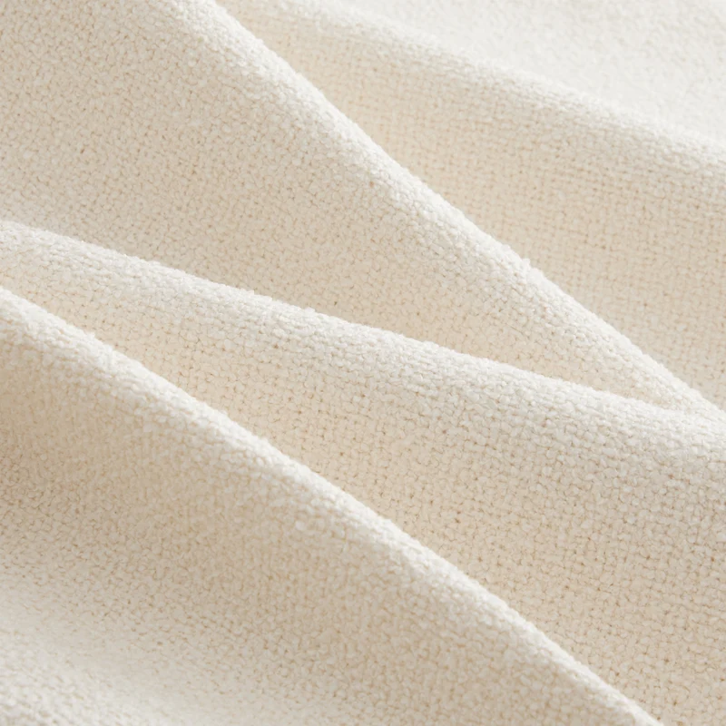 Canapé panoramique modulable avec fonction lit, chenille beige, sans montage 292x165x68 cm FLAREZORA