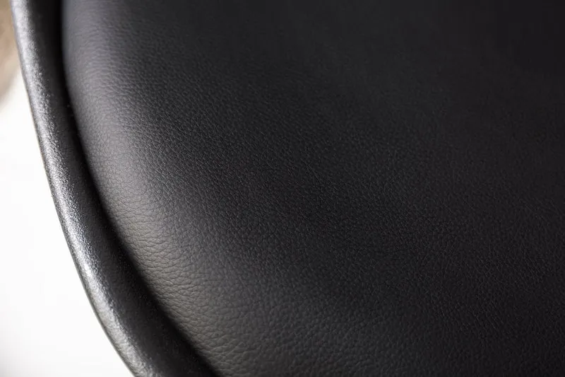 Lot de 2x chaises design SCANDINAVIA MEISTERSTÜCK pieds noir doré