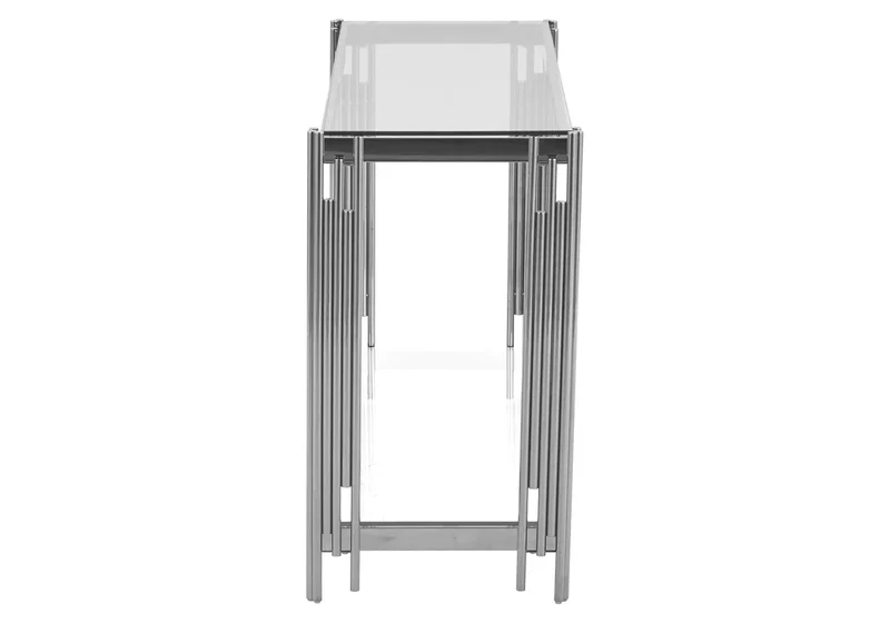 Console argentée verre - Eve