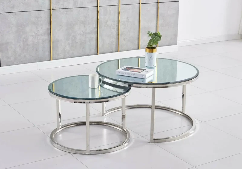 Tables gigognes miroir - Orea