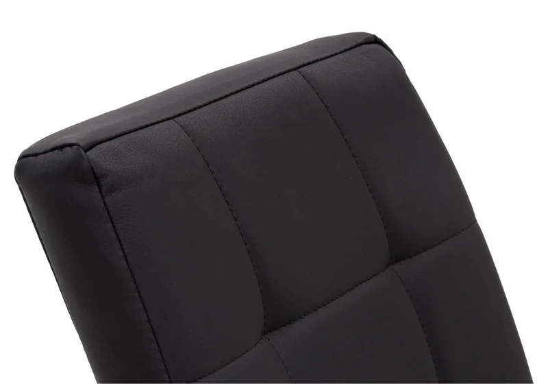 Table marbre blanc 6 chaises noires - Design