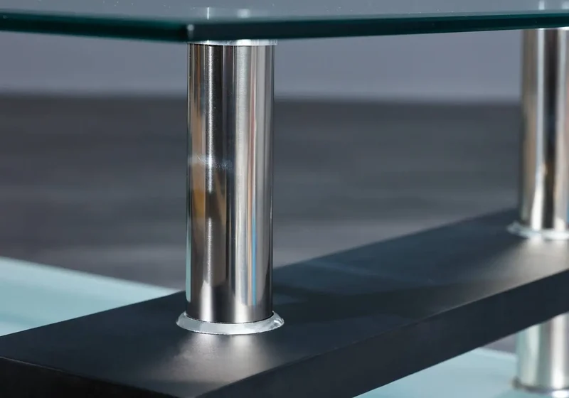 Table laqué noir 6 chaises gris - Toe