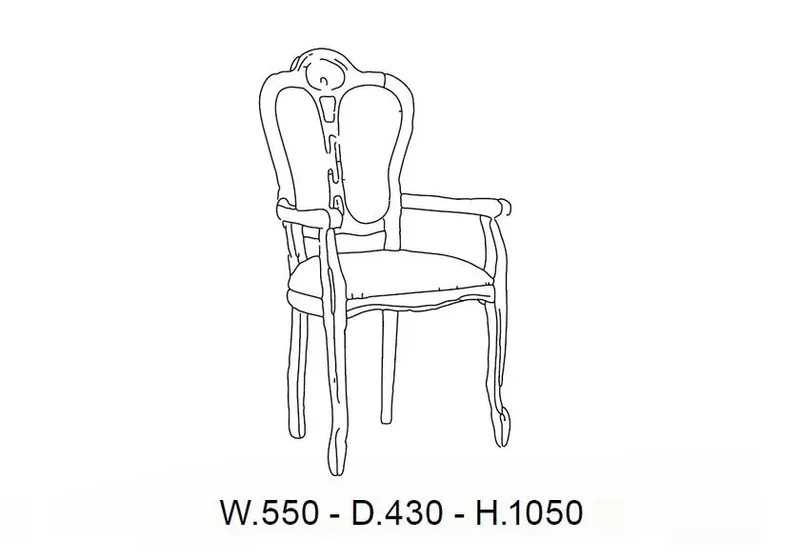 Chaise-fauteuil tissu blanc GRETA (Lot de 2)