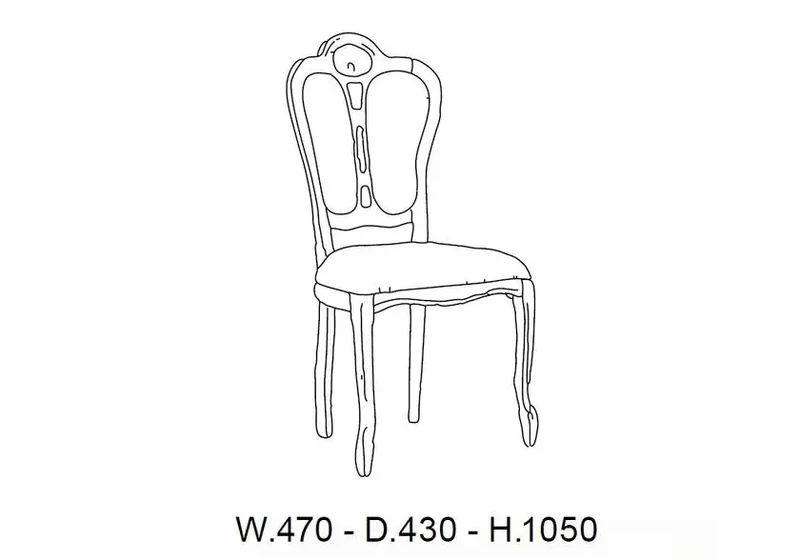 Chaise tissu laqué blanc GRETA (Lot de 2)