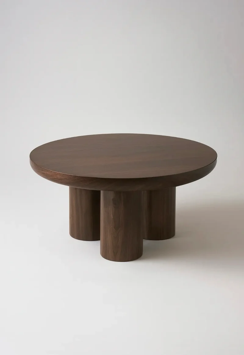 Table basse Maya – Design rond contemporain