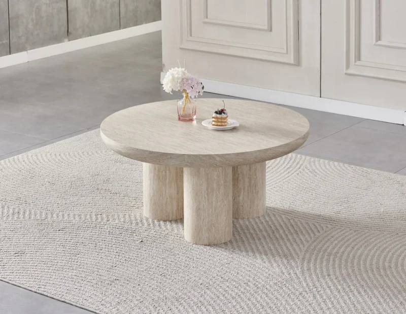 Table basse Maya – Design rond contemporain