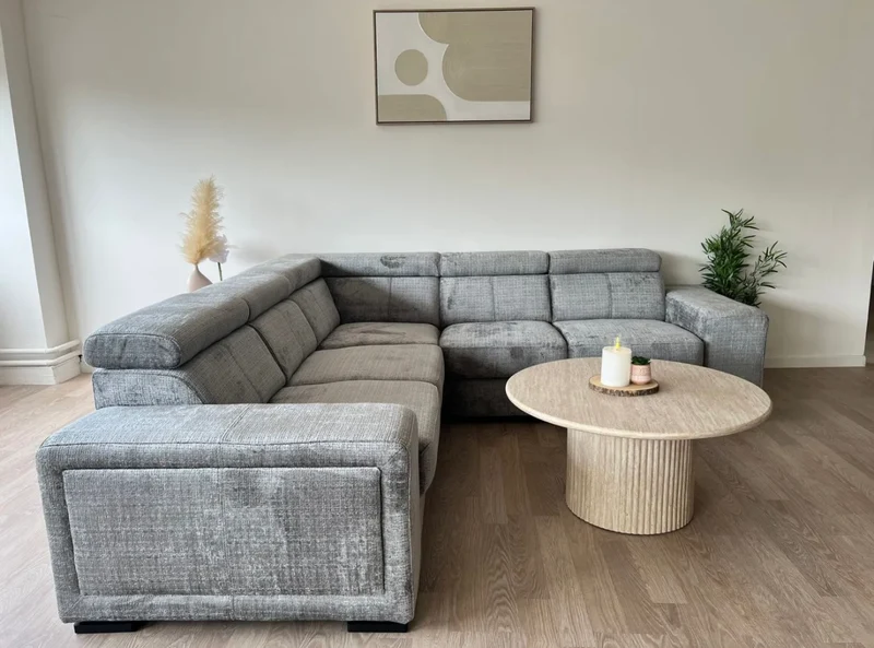 Canapé d’Angle Karola Réversible & Convertible – Tissu Marbella