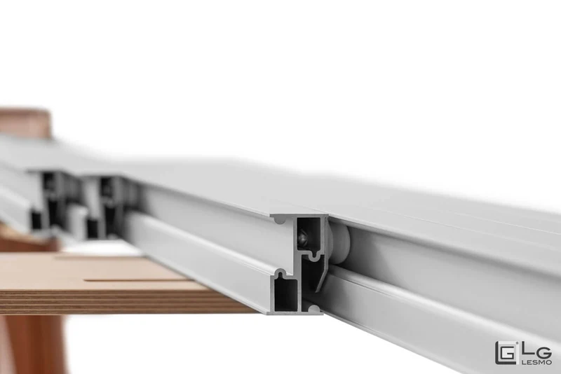 CONSOLLE ALLUNGABILE Finitura Mogano 300cm - 12 posti