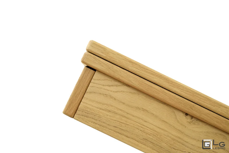 TAVOLINO TRASFORMABILE Finitura Rovere Grezzo 220cm - 10 posti
