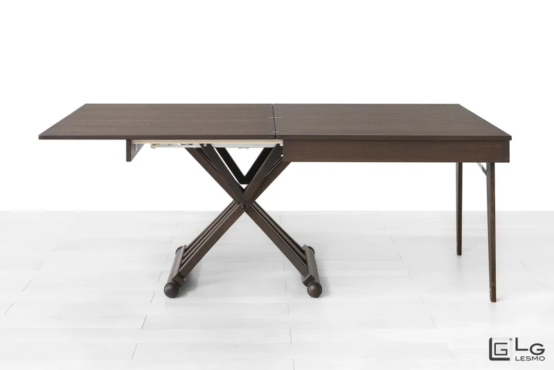 TAVOLINO TRASFORMABILE Finitura Rovere Tabacco 200cm - 8 posti