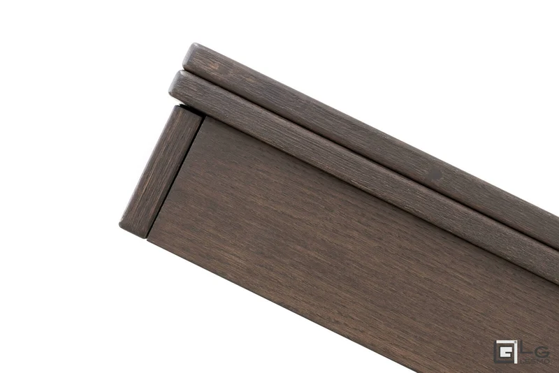 TAVOLINO TRASFORMABILE Finitura Rovere Tabacco 200cm - 8 posti