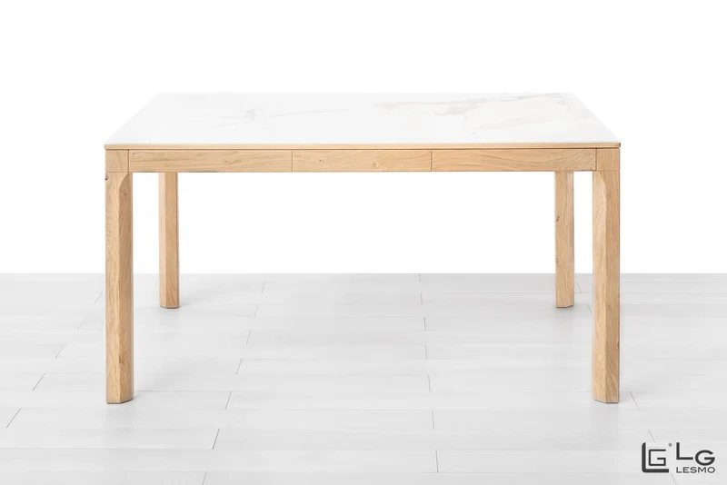 TAVOLO ALLUNGABILE Finitura Rovere Grezzo e Gres 350cm - 16 posti