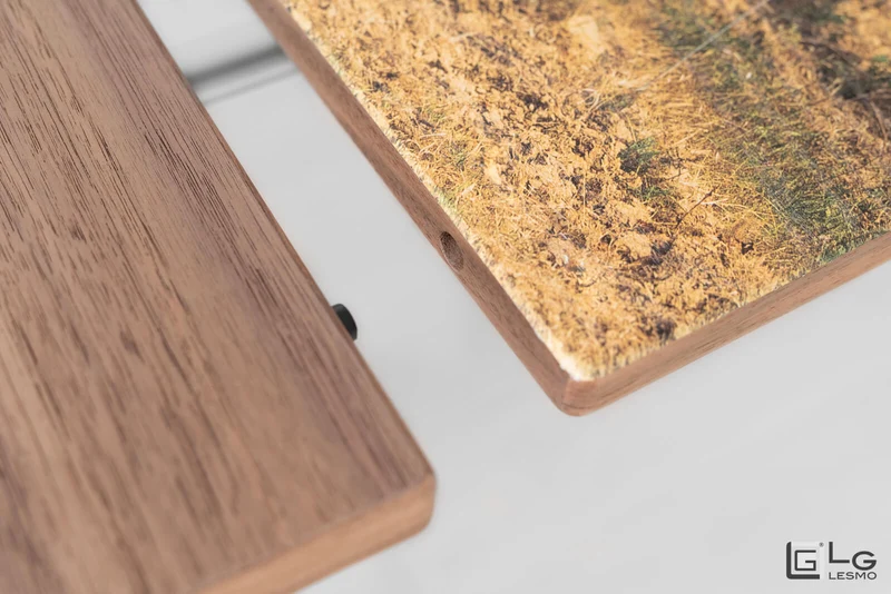 CONSOLLE ALLUNGABILE Finitura Noce Canaletto Nature Wood 284cm - 12 posti