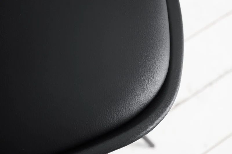 Lot de 2x chaises rétro SCANDINAVIA MEISTERSTÜCK noire