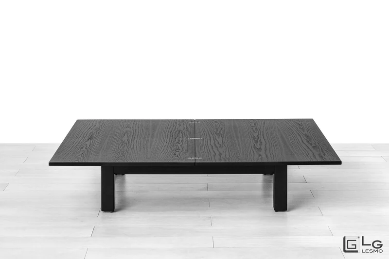 TAVOLINO TRASFORMABILE Finitura Frassino Nero 152cm - 6/8 posti