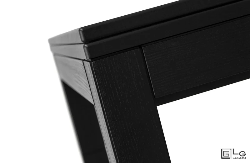 TAVOLINO TRASFORMABILE Finitura Frassino Nero 152cm - 6/8 posti