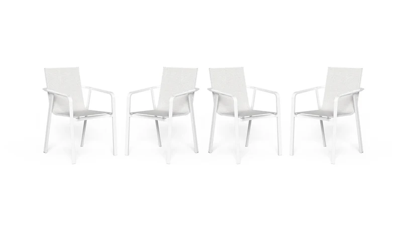 Set 4 MILO Chaise pour l'extérieur