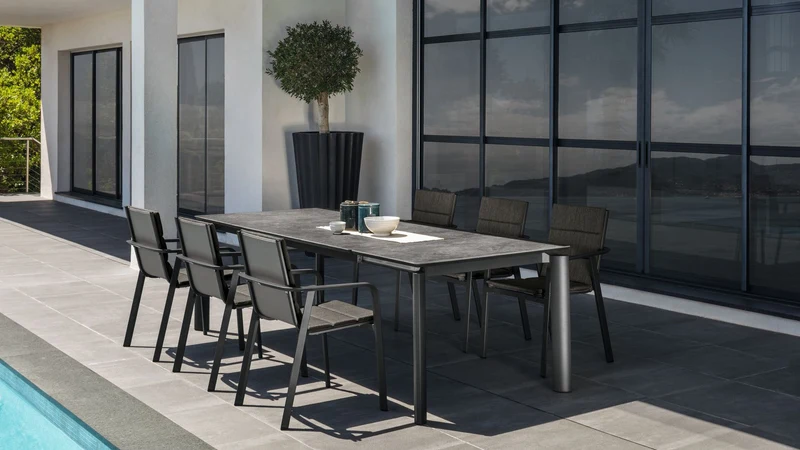 Set 4 MILO Chaise pour l'extérieur