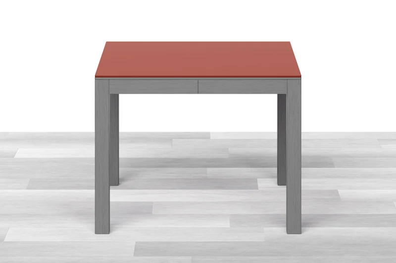 TAVOLO ALLUNGABILE MODERNO QUADRATO Top Cristallo - 12/14 posti