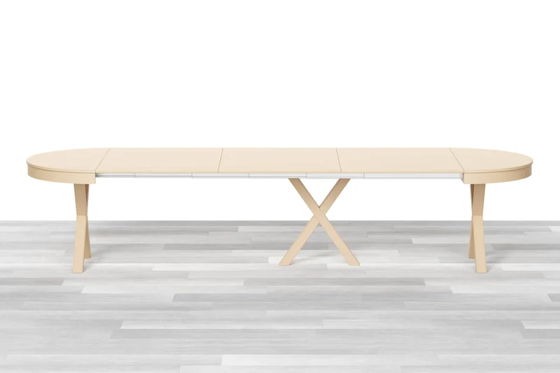 TAVOLO ALLUNGABILE DESIGN ROTONDO Laccato Opaco - 12/14/16 posti