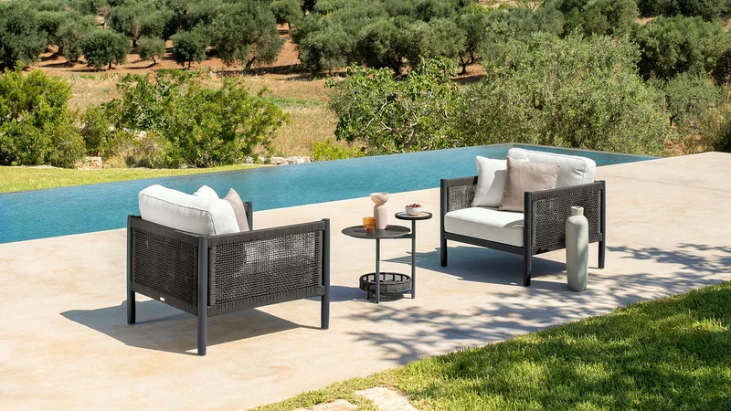 Dolcevita Alu fauteuil pour l'extérieur