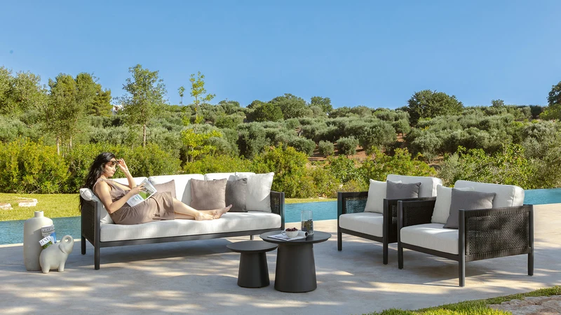 Dolcevita Alu fauteuil pour l'extérieur