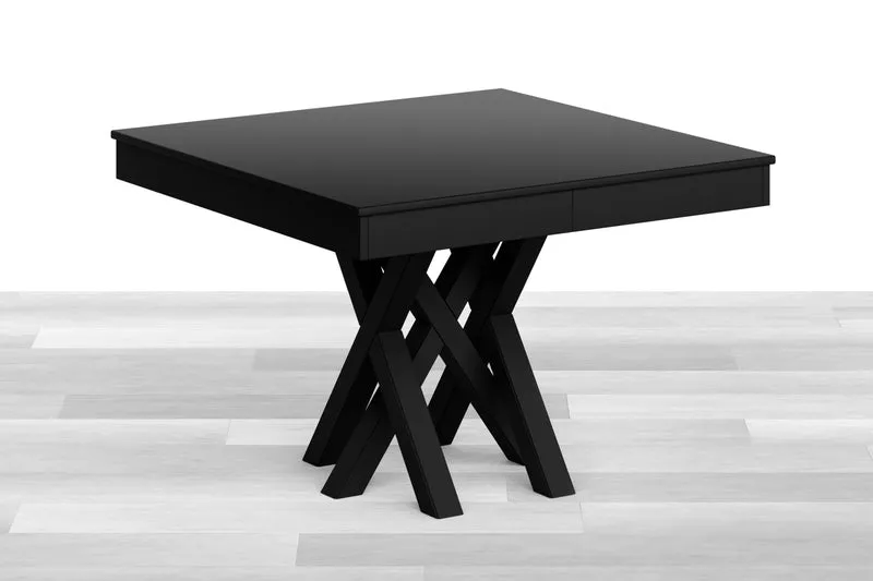 TAVOLO ALLUNGABILE DESIGN QUADRATO Laccato Opaco - 12/14/16 posti