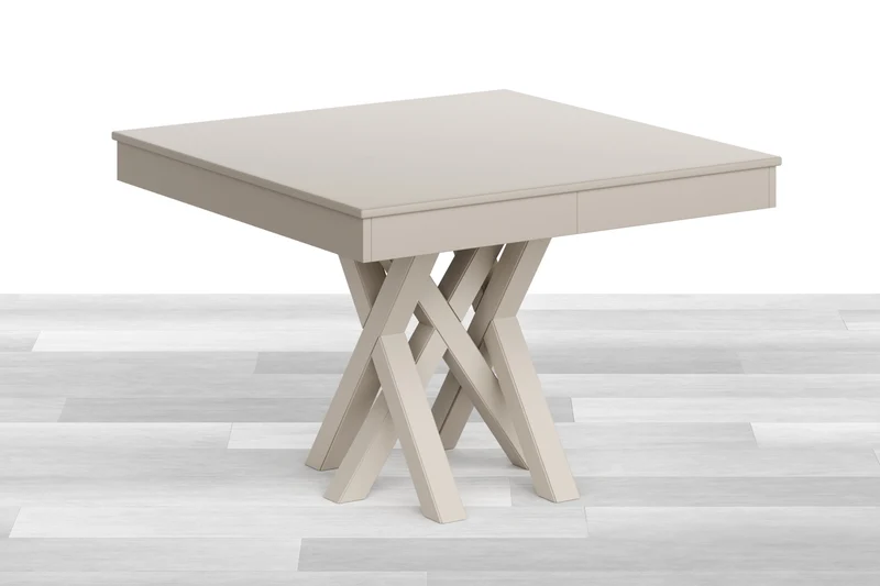 TAVOLO ALLUNGABILE DESIGN QUADRATO Laccato Opaco - 12/14/16 posti