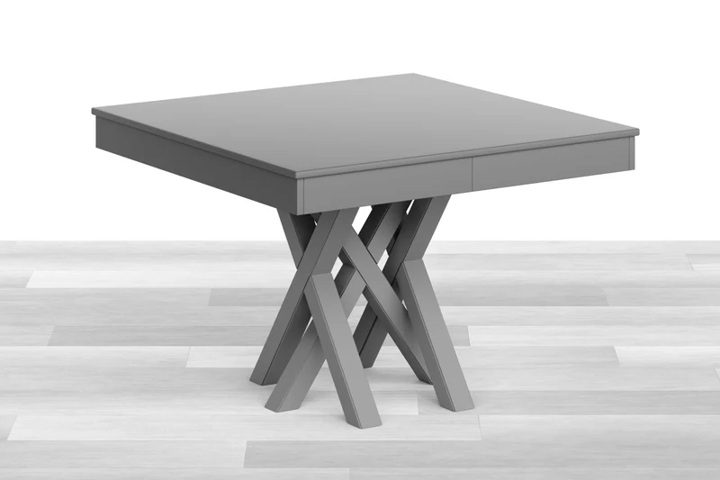 TAVOLO ALLUNGABILE DESIGN QUADRATO Laccato Opaco - 12/14/16 posti