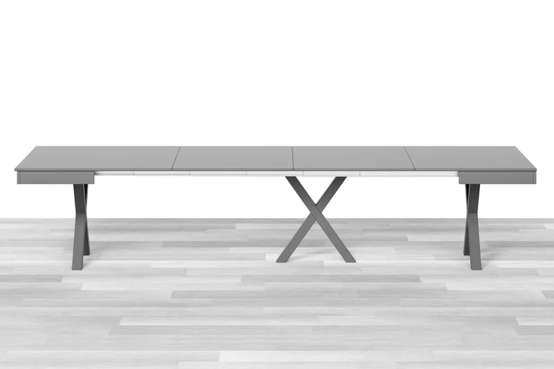 TAVOLO ALLUNGABILE DESIGN QUADRATO Laccato Opaco - 12/14/16 posti