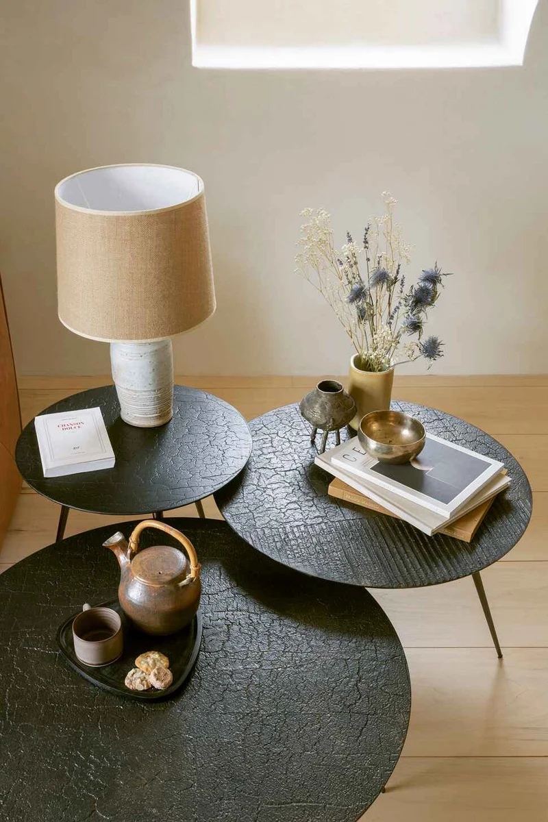 Table basse Ethnicraft - Luna whisky