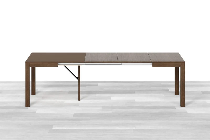 TAVOLO ALLUNGABILE MODERNO QUADRATO Top Cristallo - 8/10 posti