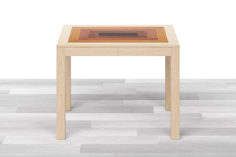 TAVOLO ALLUNGABILE MODERNO QUADRATO Top Intarsiato - 8/10 posti