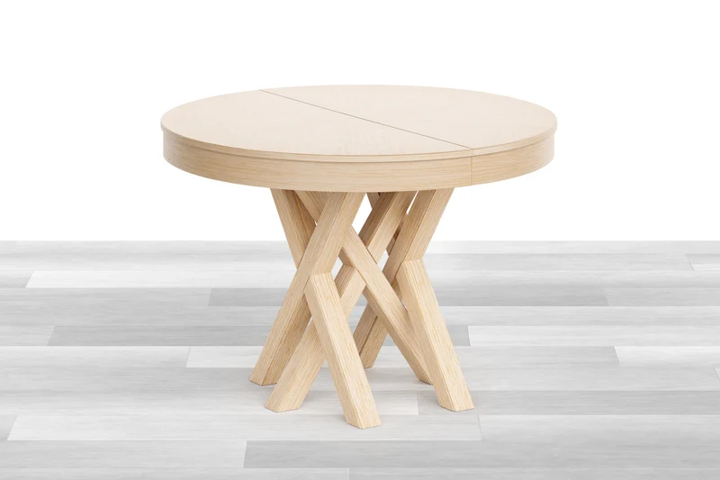 TAVOLO ALLUNGABILE DESIGN ROTONDO Legno - 8/10 posti