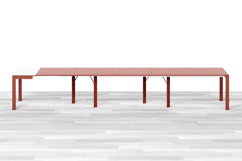 CONSOLLE ALLUNGABILE MAXI Top Cristallo - 10/12 posti