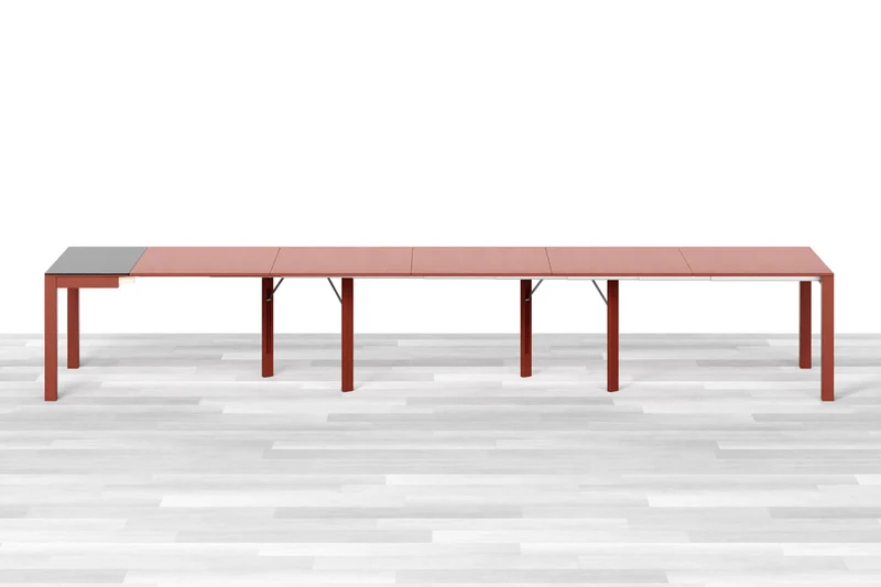 CONSOLLE ALLUNGABILE MAXI Top Cristallo - 10/12 posti