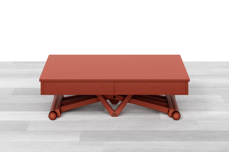 TAVOLINO ESTENSIBILE PLUS Top Cristallo - 14/16 posti
