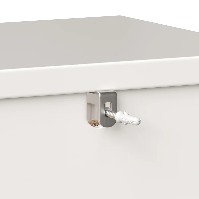 Overgenerousness Buffet haut 180 cm blanc MDF, vaisselier LED RGB avec portes vitrées et range-vin