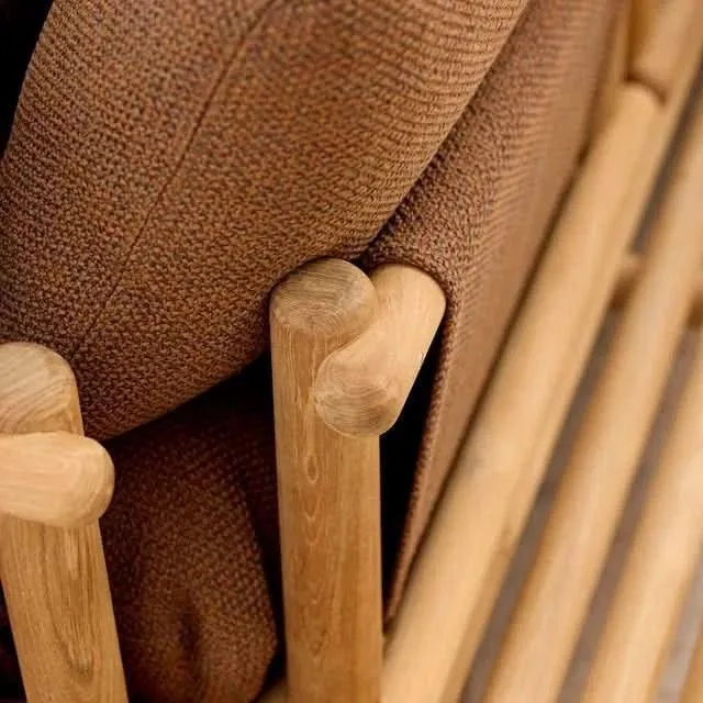 Canapé de jardin Lounge STICKS avec plateforme
