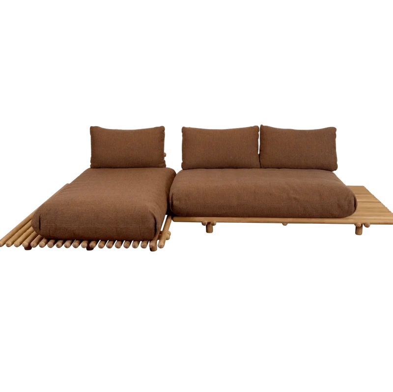 Canapé de jardin Lounge STICKS avec plateforme