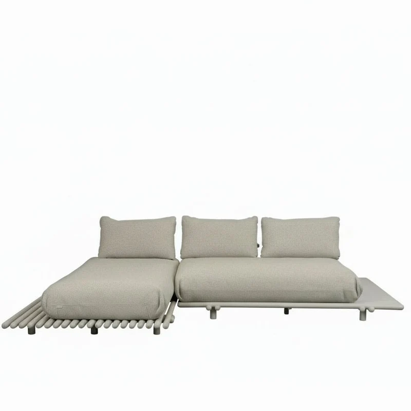 Canapé de jardin Lounge STICKS avec plateforme