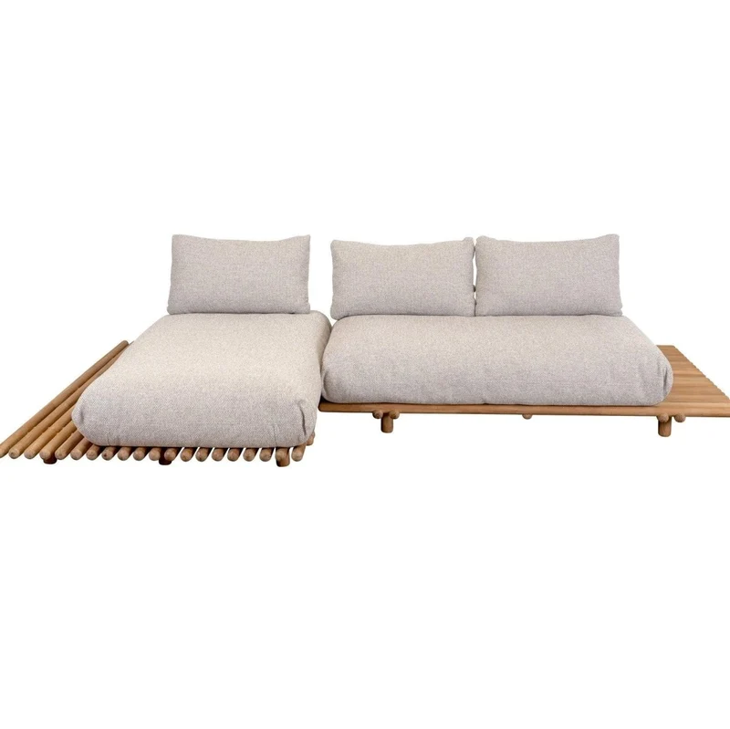 Canapé de jardin Lounge STICKS avec plateforme
