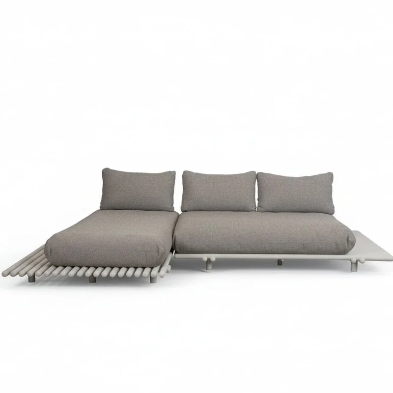 Canapé de jardin Lounge STICKS avec plateforme