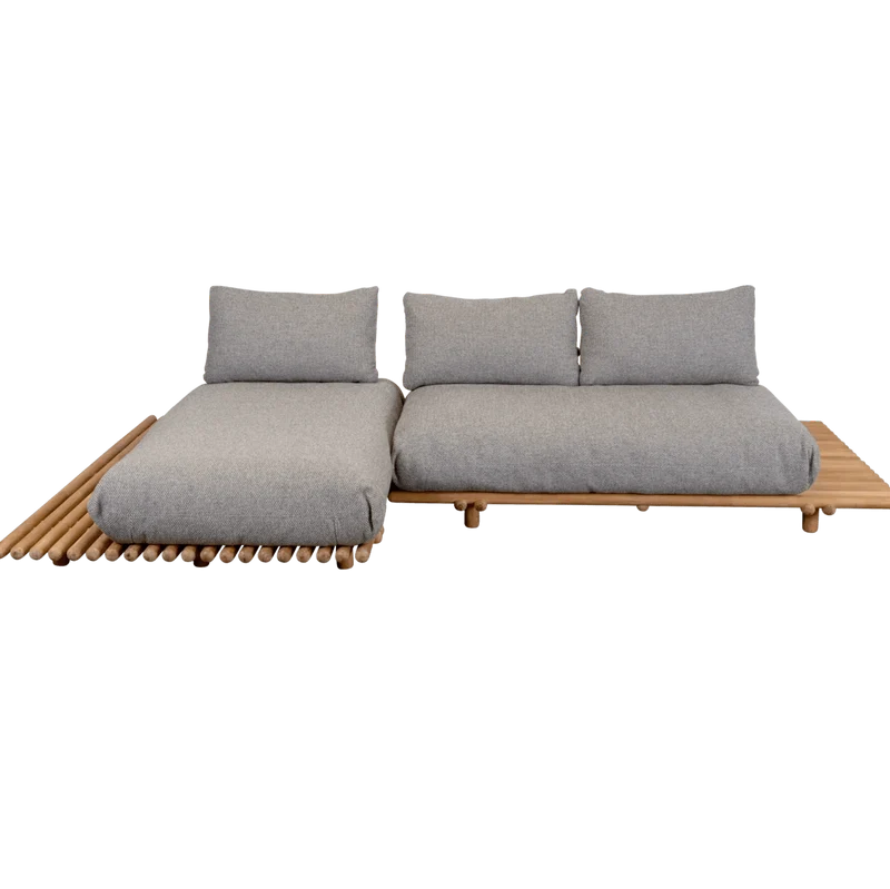 Canapé de jardin Lounge STICKS avec plateforme