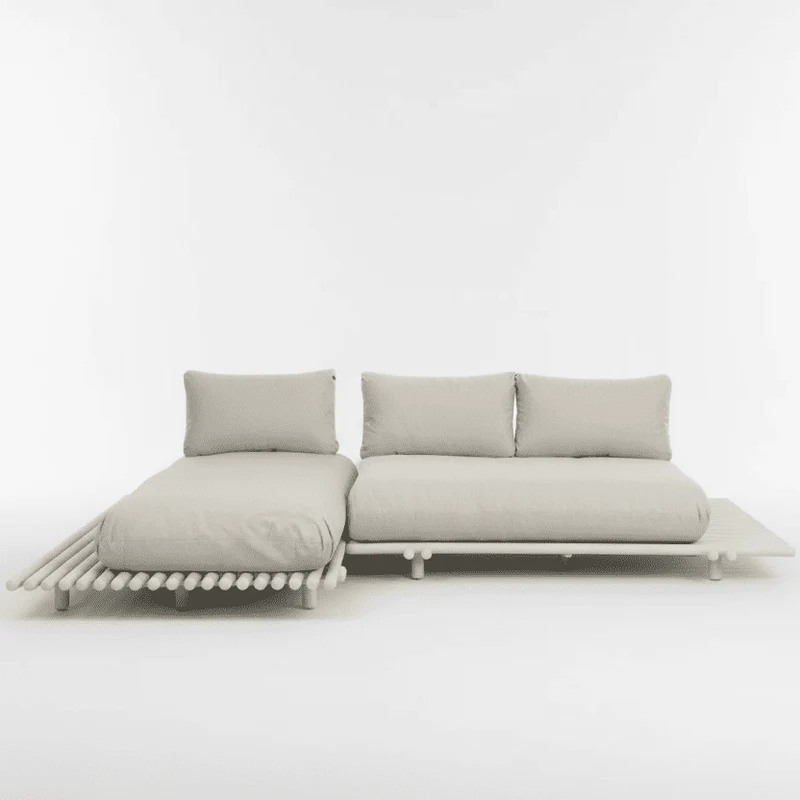 Canapé de jardin Lounge STICKS avec plateforme