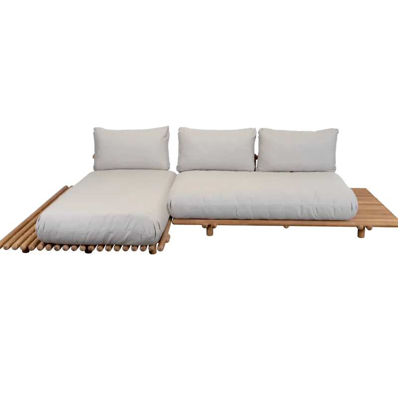 Canapé de jardin Lounge STICKS avec plateforme