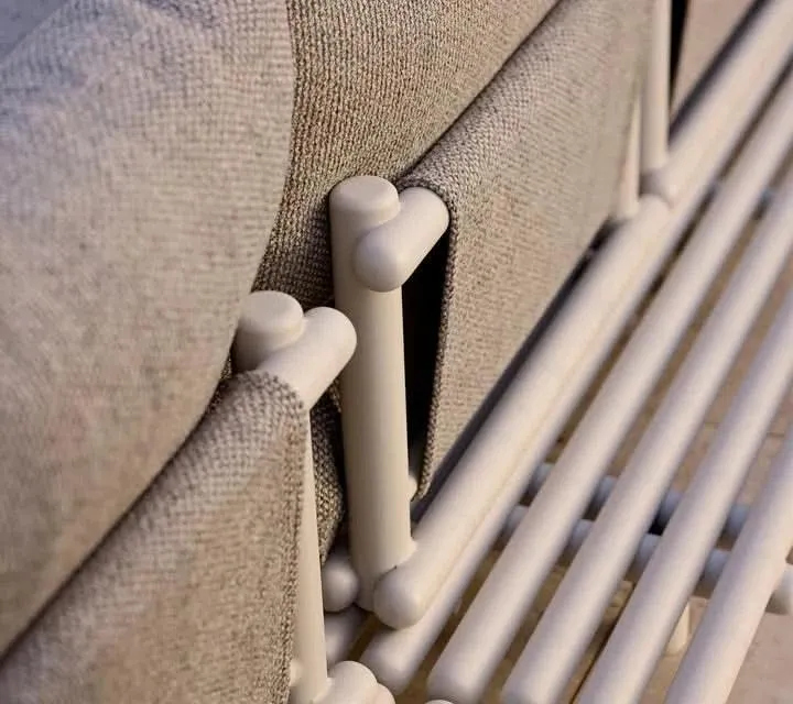Canapé de jardin STICKS avec plateforme L