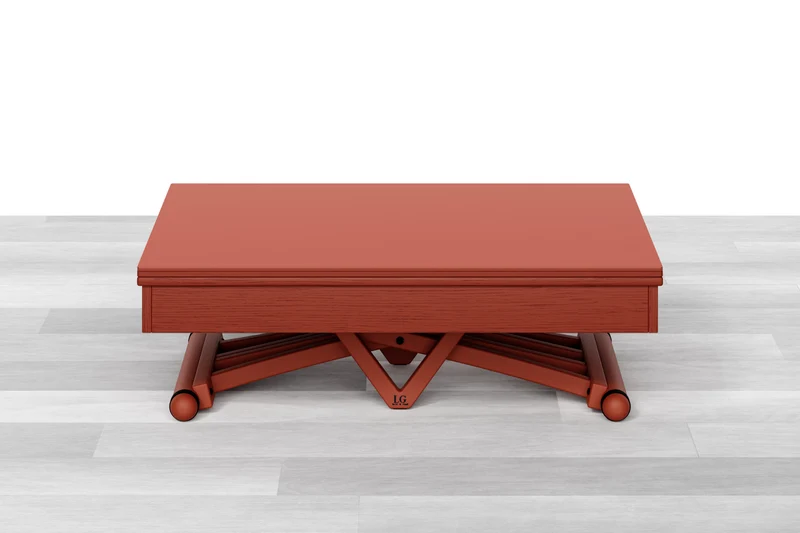 TAVOLINO TRASFORMABILE Top Cristallo - 8/10 posti
